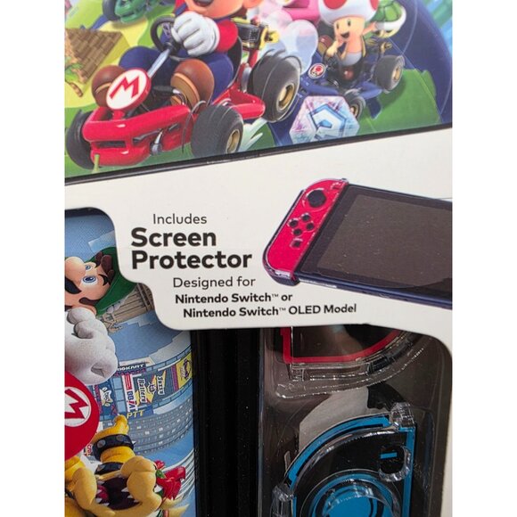 Nintendo Switch Mario Kart Game Traveler & GoPlay Action Pack With Screen Protec - Picture 4 of 8